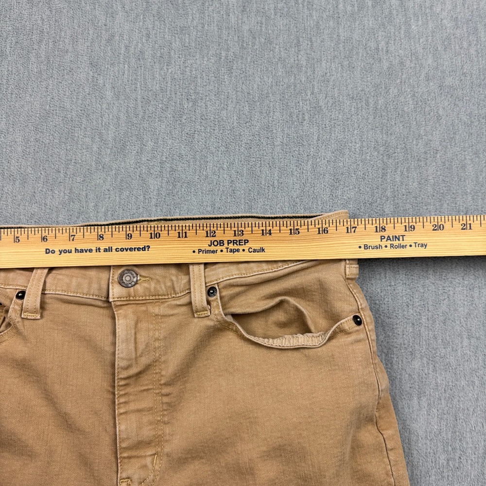 LL Bean Beanflex Jeans Mens 34X28 Tan Classic Fit Straight Leg Pants 511182 - Picture 4 of 13